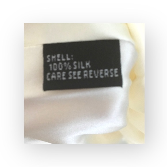 Carmen Marc Valvo Collection ๐ฆน Tier Layers Silk A Line Ballgown Skirt ๐ฆน Ivory - Picture 9 of 14